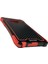Silikon Metal Telefon Kılıfı Darbeye Dayanıklı Karbon Fiber Not 9 Kırmızı 1