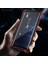 Silikon Metal Telefon Kılıfı Darbeye Dayanıklı Karbon Fiber Not 9 Kırmızı 5