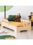 Roofless Ahşap Çocuk Karyola Montessori Yatak Bebek Beşiği 1