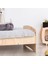White MiniWood Montessori Yatak 90X190 Ahşap Çocuk Karyola Beşik 3