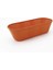 Oval Turuncu Bambu Tipi Ekmek Mayalama Sepeti 30 x 13.5 x 8.5 cm 2