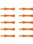 10 Adet / Paket Dayanıklı Plastik Mini Golf Tees Aksesuarları -37 / 43/51 / 57 / 70MM 70MM Turuncu (Yurt Dışından) 4