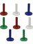 8 Kauçuk Golf Tees Set Golf Mat Tees (45/58/68 / High) 4 Renkler Mix 78MM (Yurt Dışından) 3