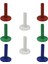 8 Kauçuk Golf Tees Set Golf Mat Tees (45/58/68 / High) 4 Renkler Mix 78MM (Yurt Dışından) 4
