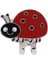 3 Adet Mini Alaşım Golf Topu Marker Manyetik Golf Şapka Klip Klip Köpek Arı ve Ladybird (Yurt Dışından) 3