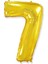 Folyo Balon Rakam 7 Altin 32 Inc ( 80 cm ) 1
