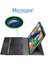 Samsung Tab S8+ Plus T800 Bluetooth Touchpad Klavye+Standlı Kılıf-Bkk2 5