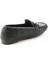 Siyah Baskı Detaylı Kadın Loafer Ayakkabı K015421664 4