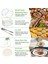 13 Adet Yui / Xiaomi / Philips / Kumtel Uyumlu 7 Inç Fritöz Aksesuar Seti - Çok Renkli (Yurt Dışından) 4