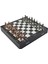 Gifthome Orta Boy Metal Roma Satranç Takımı Antik ve Mermer Desenli Sandıklı Mdf Tahtası (36X36X6 Cm.) 3
