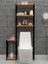 Egem Klozet Üstü Düzenleyici Raf 3 Raflı Banyo Düzenleyici Havluluk Banyo Organizer Wc Arkası 4