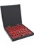 Gifthome Orta Boy Metal Ingiliz Satranç Takımı Antik ve Mermer Desenli Sandıklı Mdf Tahtası (36X36X6 Cm.) 5