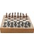 Gifthome Orta Boy Metal Truva-Sparta Satranç Takımı Antik ve Rustik Desenli Sandıklı Mdf Tahtası (36X36X6 Cm.) 1