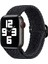Apple Watch Uyumlu Kordon 3 4 5 6 7 Se 38MM 40MM 41MM Örgü Tokalı Kordon Siyah Kırçıllı 1
