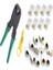 Network CAT5CAT6 Sıkma Pense + 20 Jak + 20 Cover Kılıf 1