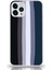 Apple iPhone 11 Pro Max Kapak Kamera Korumalı Cam Kılıf - Beyaz Mavi 1