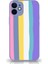 Apple iPhone 12 Kapak Kamera Korumalı Cam Kılıf - Lila 1