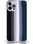 Apple iPhone 12 Pro Max Kapak Kamera Korumalı Cam Kılıf - Beyaz Mavi 1