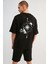 Unisex Sırt Pusula Baskılı Tshirt 3