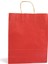 Büküm Saplı Kraft Kağıt Çanta Kırmızı 25X12X31(25'LI) 2