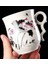 Mavi ve Beyaz Porselen Ofis Teacups Kapaklı Filtre Seramik El Boyalı Su Bardağı Ev Drinkware Hediyeler | Çay Bardakları (Pembe) (Yurt Dışından) 4