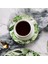 En Iyi Kemik Çini Küçük Kahve Fincanı ve Tabağı Çay Fincanı Porselen Yeşil Bitki Desen Anahat Altın Seramik Espresso Bardak ve Yemek | Kahve Fincanı ve tabak Setleri (Yurt Dışından) 2