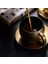 Küçük Lüks Altın Seramik Kahve Fincanı Set Ev Basit Modern Çay Bardağı Seti Nordic Öğleden Sonra Çay Teacup Sacker Kahve Kupası | Kahve Kupası ve tabak Setleri (Yurt Dışından) 4