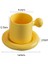 Yomdid Macaron Renkli Kahve Fincanı Suni Yaratıcı Seramik Fincan Kahve Kupa Pratik Süt Çayı Içme Kupası Daire Seti Drinkware | Kahve Kupası ve tabak Setleri (Yurt Dışından) 2