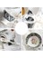 Seyahat Vintage Kahve Fincanı Kaşıkla Avrupa Tarzı Yaratıcı Kahve Kupaları Kullanımlık Kemik Çini Kaffeetasse Çay Kupası Daire | Kahve Kupası ve tabak Setleri (Yurt Dışından) 4