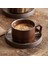 Retro Kahve Fincanı ve Tabağı Seti Yaratıcı Seramik El Yapımı Latte Bardaklar Süt Teacup Espresso Kupası Ev Partisi Drinkware | Kahve Kupası ve tabak Setleri (Yurt Dışından) 4
