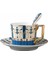 Phnom Penh Kahve Fincanı ve Tabaklar Seramik Kahve Fincanları Ingiliz Öğleden Sonra Çay Çay Fincanı Porselen Ev Partisi Drinkware 160ML | Kahve Fincanı ve tabak Setleri (Yurt Dışından) 1