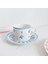 Yaratıcı Çay Bardağı Saucer Set Kahve Kupa Tatlı Pasta Plaka Pratik Süt Çay Içme Kupası Seramik Plaka Mutfak Araçları | Teacup tabak Setleri (Yurt Dışından) 2