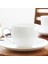 Saf Beyaz El Yapımı Seramik Kahve Fincanı Çanak Seti Latte Cappuccino Çiçek Profesyonel Kupa Basit Kahve Kupası | Teacup tabak Setleri (Yurt Dışından) 2