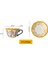 Iskandinav Retro Kahve Fincanı Fincan Daire Seti Lüks Seramik Kupa Üst Sınıf Porselen Çay Kupası Cafe Parti Drinkware Yeni Yıl Hediyeleri | Kupa ve tabaklar (Yurt Dışından) 1