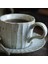 Stoneware Kahve Fincanı Ilkel Sanat Minimalist Küçük Mate Kupası Vintage Çay Seti Kupası | Teacup tabak Setleri (Yurt Dışından) 3