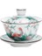 Jingdezhen Gaiwan Renkli Şube Kuş Tureen Kapaklı Seramik Kupası Kapak Tabağı Seti Çay Kase Drinkware Dekor Zanaat Hediye Teaset | Çay Tureen (Yurt Dışından) 1