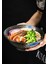 Japon Stil Ramen Pirinç Noodles Çorba Kase Seramik Bambu Şapka Kase 7 Inç Ev Sofra Renk Sır Sanat Kase | Kaseler (Yurt Dışından) 4