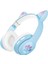 Kablosuz Kulaklıklar Katlanabilir Gerilebilir Dahili Mic Spor Hifi Ses Oyunu Mavi (Yurt Dışından) 1