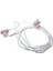 3.5mm Kulak Stereo Kulakiçi W / Mic Evrensel Noel Hediyesi Beyaz (Yurt Dışından) 1