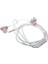 3.5mm Kulak Stereo Kulakiçi W / Mic Evrensel Noel Hediyesi Beyaz (Yurt Dışından) 2