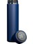 Homemiyn Akıllı Sıcaklık Ekran Yalıtım Kupası, 304 Paslanmaz Çelik Dokunmatik Ekran Sıcaklık Su Kupası (6.4X6.4X23CM) (Mavi) (Yurt Dışından) 1