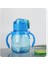 Saman Çocuklu Bebek Besleme Kupası Kolu Çocuklarla Içme Şişesi Öğrenin Çocuk Su Şişeleri Eğitim Kupası | Bebek Besleme Kupası | Straw (Mavi) ile Besleme Kupası (Yurt Dışından) 4