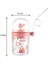 (Mor) 260 ml Çocuklar Komik Balina Su Sprey Içme Kupası Karikatür Besleme Şişeleri ile Portatif Sızdırmaz Çocuk Bardaklar Drinkware (Yurt Dışından) 3