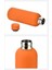 Homemiyn 600 ml Açık Spor Su Şişesi Kapalı Spor Su Şişesi Buzlu Paslanmaz Çelik Yalıtımlı Su Şişesi (600ML) (Turuncu) (Yurt Dışından) 2