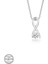Swarovski Taşlı Gümüş Sonsuzluk Bayan Kolye 1