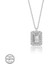 Swarovski Taşlı Gümüş Baget Bayan Kolye 1