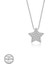 Swarovski Taşlı Gümüş Yıldız Bayan Kolye 1