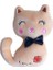 2 Adet 12 cm Kedi Peluş Oyuncak - Turuncu (Yurt Dışından) 1