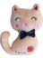 2 Adet 12 cm Kedi Peluş Oyuncak - Turuncu (Yurt Dışından) 2