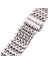 Paslanmaz Çelik Watch Band Bilezik Kadın Erkek Gümüş Düz Uç Watch Band Kayış Izle Aksesuarları | Bantları Izle (Yurt Dışından) 3